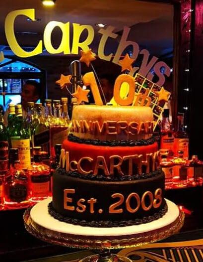 McCarthy's 10 Year Anniversary Cake