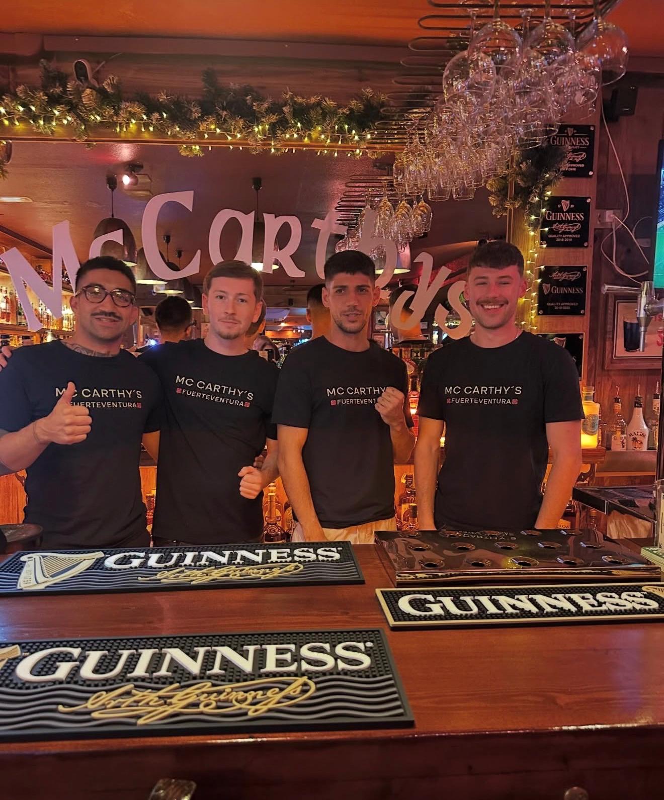 McCarthy's Dream Team - Four Bartenders